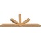 Ekena Millwork Kennewick Timber Gable Bracket, Western Red Cedar, 108"W x 45"H x 5 1/2"D x 5 1/2"F, 10/12 Pitch GBW108X45X0606KEN00SWR - alternate 5